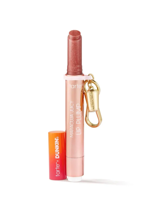 tarte? x Dunkin’ maracuja juicy shimmer glass lip plump + free charm
